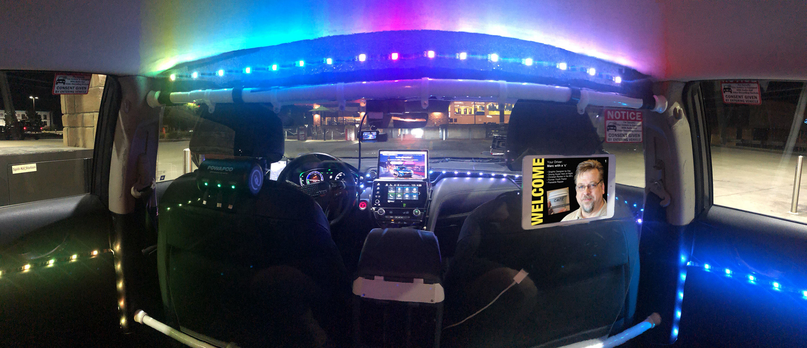 Marc's Ride at Night